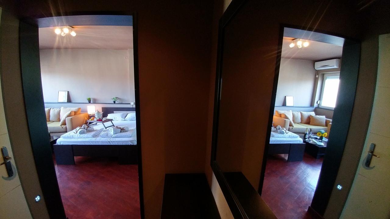 Balkan-Inn Studio Centar Apartment Belgrad Exteriör bild